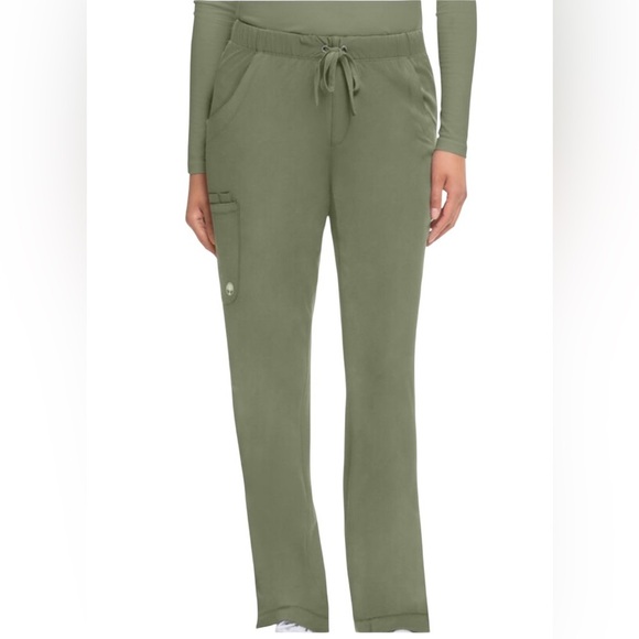 HH Works By Healing Hands Women’s Six Pocket Olive Pants Women’s Plus Sz 3X - Picture 1 of 13